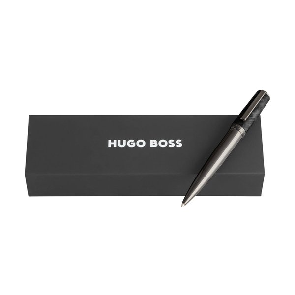 Шариковая ручка Double B Saffiano, черная - Шариковая ручка Double B Saffiano, черная