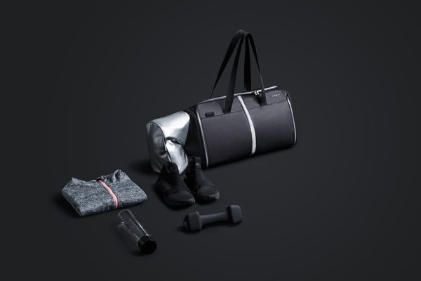 Спортивная KORIN сумка FlexPack Gym 49х26х23 см, темно-серая - Спортивная KORIN сумка FlexPack Gym 49х26х23 см, темно-серая