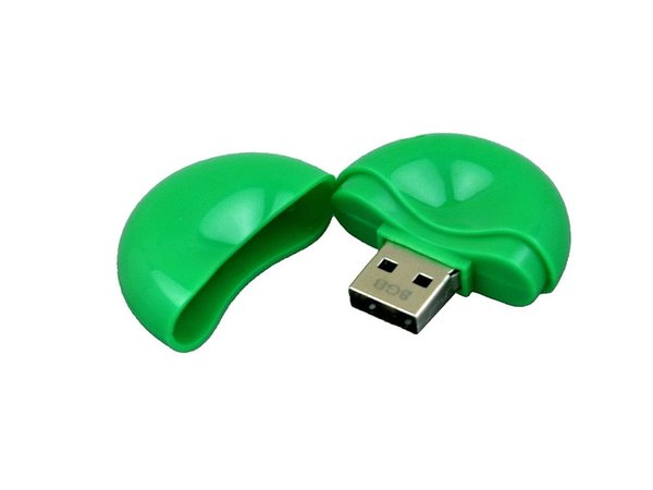 USB 2.0- флешка промо на 16 Гб круглой формы - USB 2.0- флешка промо на 16 Гб круглой формы