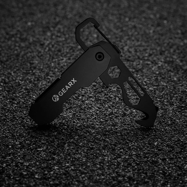 Мультитул GearX с карабином и открывалкой для посылок - Мультитул GearX с карабином и открывалкой для посылок