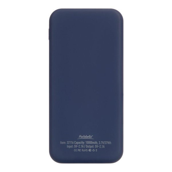 Внешний аккумулятор с подсветкой Люче (Luce) 10000 mAh, синий