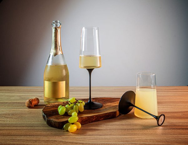 Хрустальный бокал для игристого вина на магните Trebonn SplitGlass, 2 шт, 320 мл - Хрустальный бокал для игристого вина на магните Trebonn SplitGlass, 2 шт, 320 мл