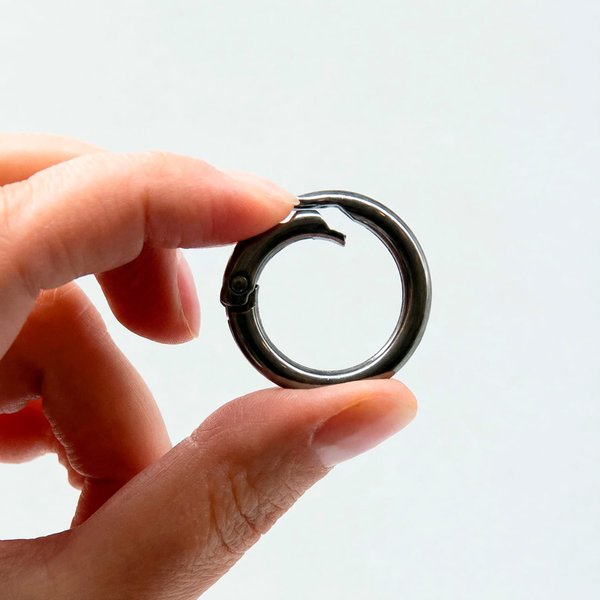 Карабин-кольцо Ring для обвеса, d=3,2см - Карабин-кольцо Ring для обвеса, d=3,2см (чёрный никель)