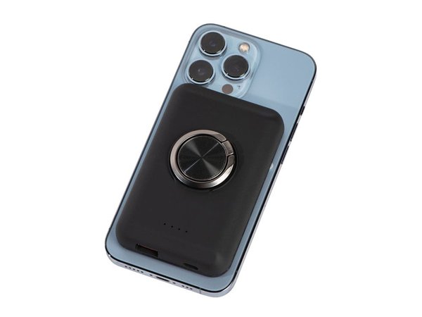 Магнитный беспроводной внешний аккумулятор с быстрой зарядкой QC/PD 20 Вт «MagnetIQ», 5000 mAh - Магнитный беспроводной внешний аккумулятор с быстрой зарядкой QC/PD 20 Вт «MagnetIQ», 5000 mAh