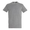 Футболка мужская IMPERIAL, серый меланж, 4XL, 85% хлопок, 15% вискоза, 190 г/м2