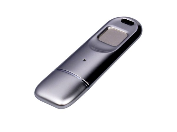 USB 3.0-флешка на 64 Гб со сканером отпечатков пальцев в подарочной упаковке - USB 3.0-флешка на 64 Гб со сканером отпечатков пальцев в подарочной упаковке