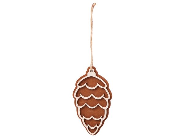 Деревянная подвеска на елку «Cedar» - Деревянная подвеска на елку «Cedar»