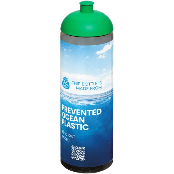Спортивная бутылка H2O Active® Eco Vibe объемом 850 мл с куполообразной крышкой - Спортивная бутылка H2O Active® Eco Vibe объемом 850 мл с куполообразной крышкой