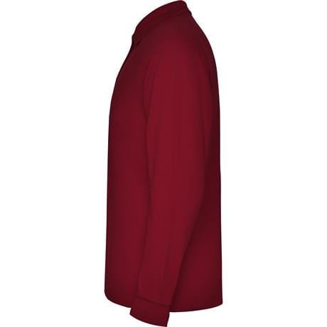 Футболка поло ESTRELLA L/S мужская - Футболка поло ESTRELLA L/S мужская, ГРАНАТОВЫЙ M