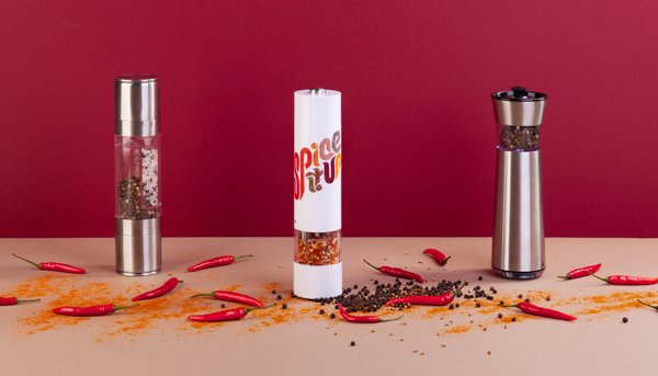 Электрическая мельница "Grinder" для специй - Электрическая мельница "Grinder" для специй белый