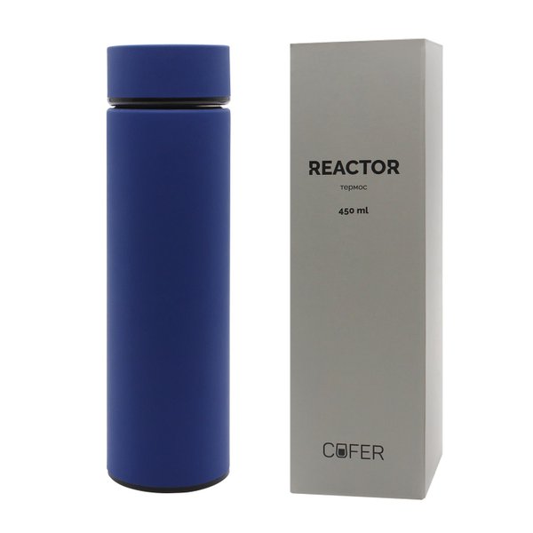Термос Reactor софт-тач с датчиком температуры - Термос Reactor софт-тач с датчиком температуры (синий)