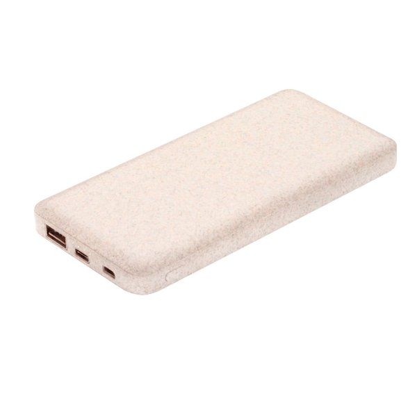 Внешний аккумулятор Silosymmo 10000 mAh, натуральный - Внешний аккумулятор Silosymmo 10000 mAh, натуральный