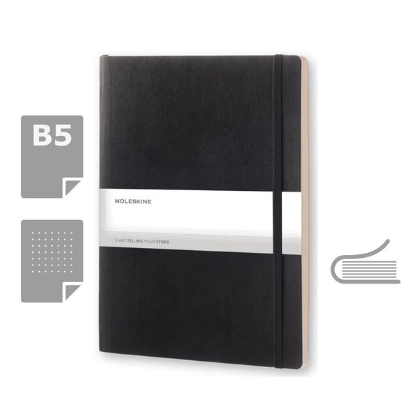 Блокнот MOLESKINE примерно формата B5 - Блокнот MOLESKINE примерно формата B5