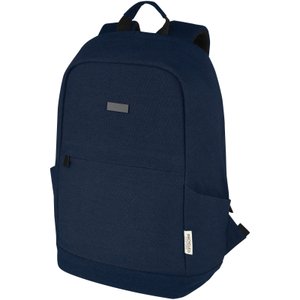 рюкзак для ноутбука joey 15.6" из переработанного холста grs с защитой от краж, 18 литров