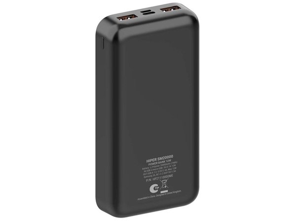 Портативный внешний аккумулятор «SM», 20000 mAh - Портативный внешний аккумулятор «SM», 20000 mAh