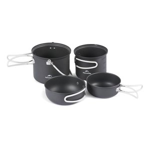 набор посуды naturehike nh18t018-g, серый