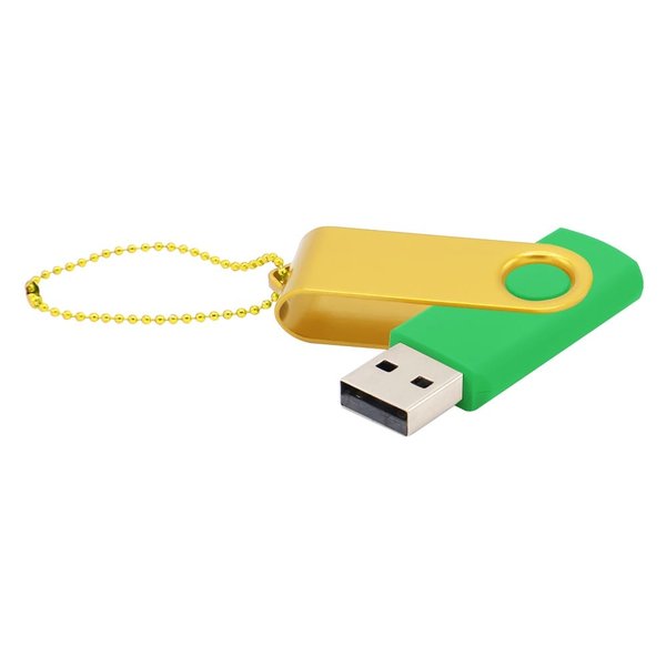 Флешка Designer To Go 2.0 USB 16Gb - Флешка Designer To Go 2.0 USB 16Gb, зеленый/желтый