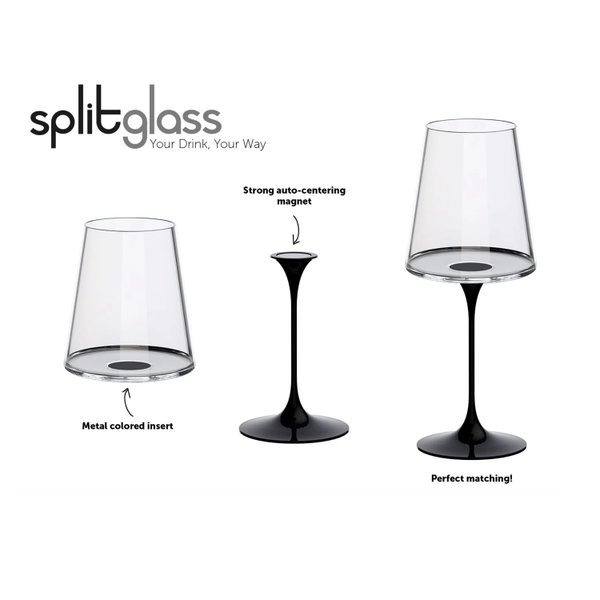 Ножка для бокала на магните Trebonn SplitGlass - Ножка для бокала на магните Trebonn SplitGlass