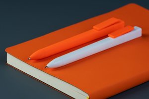 ручка шариковая swiper sq soft touch, оранжевая