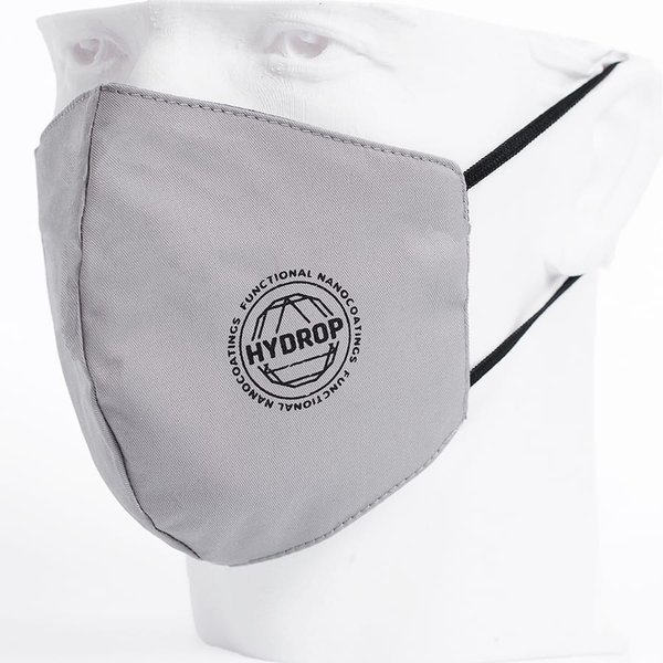 Бесклапанная фильтрующая маска RESPIRATOR 800 HYDROP черная без логотипа в черном пакете - Бесклапанная фильтрующая маска RESPIRATOR 800 HYDROP серая с логотипом в фирменном пакете