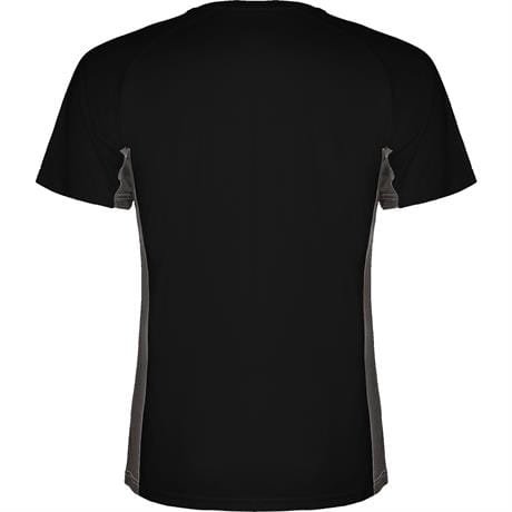 Спортивная футболка SHANGHAI мужская - Спортивная футболка SHANGHAI мужская, ЧЕРНЫЙ/ТЕМНЫЙ ГРАФИТ M