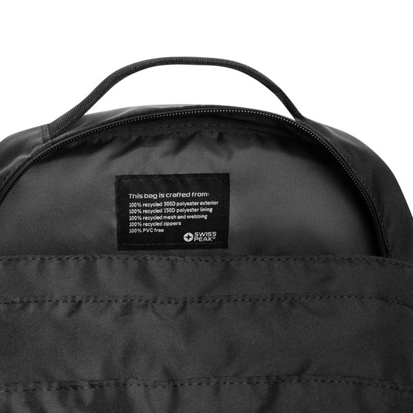 Рюкзак для ноутбука Swiss Peak Edin из rPET Aware™, 15.6" - Рюкзак для ноутбука Swiss Peak Edin из rPET Aware™, 15.6"
