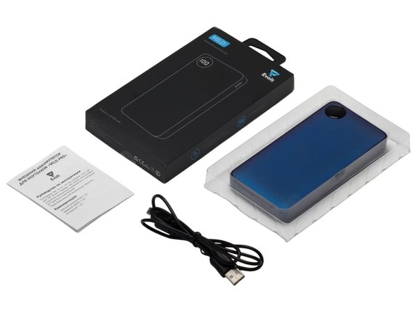 Внешний аккумулятор «Mild», металлик soft-touch, 10 000 mAh - Внешний аккумулятор «Mild», металлик soft-touch, 10 000 mAh