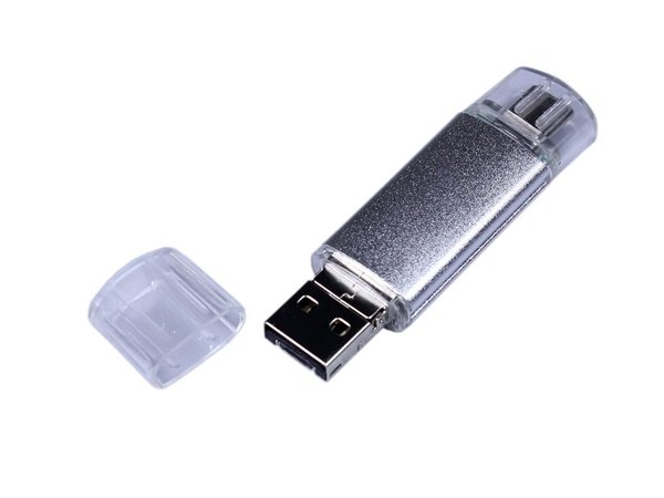 USB 2.0/micro USB/Type-C- флешка на 32 Гб - USB 2.0/micro USB/Type-C- флешка на 32 Гб