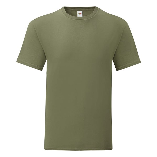 Футболка мужская ICONIC 145 - Футболка "Iconic", оливковый, XL, 100% х/б, 150 г/м2