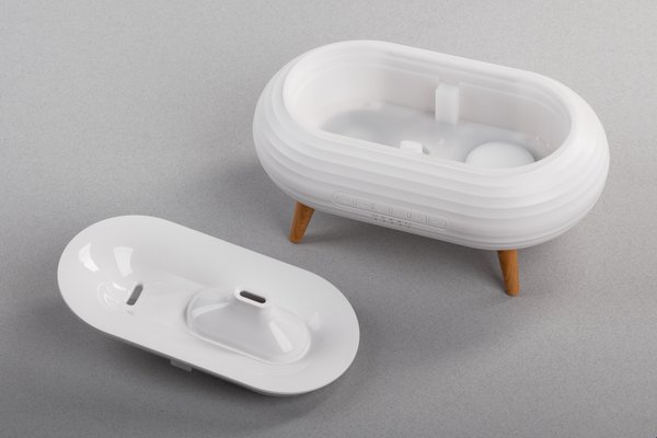 Увлажнитель воздуха "Smart Air" с bluetooth-колонкой, мелодиями и релаксирующими шумами, с подсветкой и ароматизатором - Увлажнитель воздуха "Smart Air" с bluetooth-колонкой, мелодиями и релаксирующими шумами, с подсветкой и ароматизатором белый