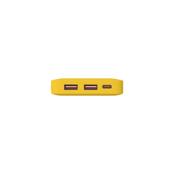Внешний аккумулятор с подсветкой Анкор Плюс PD (Ancor PD Plus) 10000 mAh, желтый