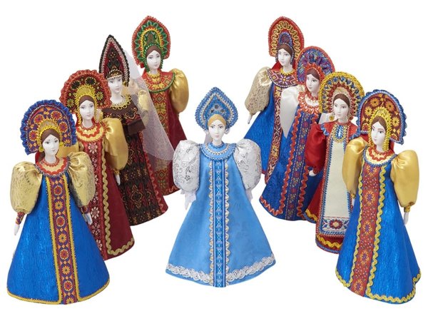 Подарочный набор: кукла фарфоровая, мёд с гецким орехом - Подарочный набор: кукла фарфоровая, мёд с гецким орехом