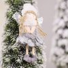 Новогоднее украшение рождественский ангел Свитс, серый