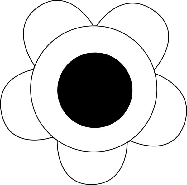 Маркер для текста в форме цветка FLOWER, разноцветный - Маркер для текста в форме цветка FLOWER, разноцветный