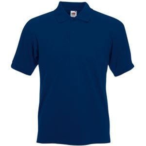 Поло мужское SLIM FIT POLO 210 - Поло "Slim Fit Polo", темно-синий_M, 97% х/б, 3% эластан, 220 г/м2