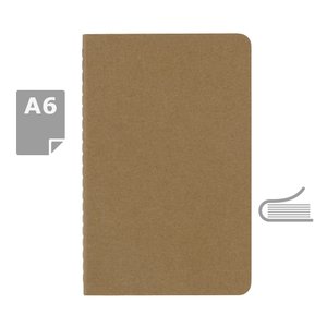 блокнот moleskine cahier примерно формата a6.