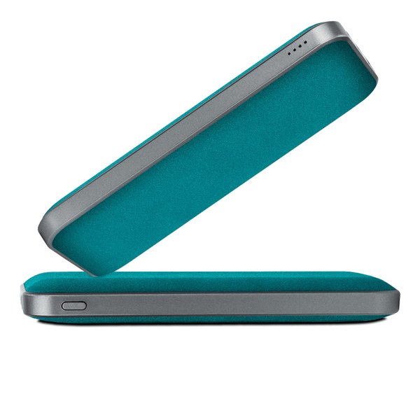 Внешний аккумулятор Ин Велюр (In Velour) 10000 mAh, бирюзовый