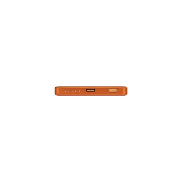 Внешний аккумулятор Атлантис (Atlantis) PD 5000mAh с функцией беспроводной зарядки 15W, оранжевый