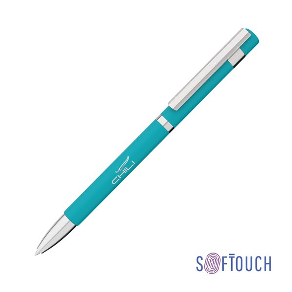 Ручка шариковая "Mars", покрытие soft touch - Ручка шариковая "Mars", покрытие soft touch бирюзовый