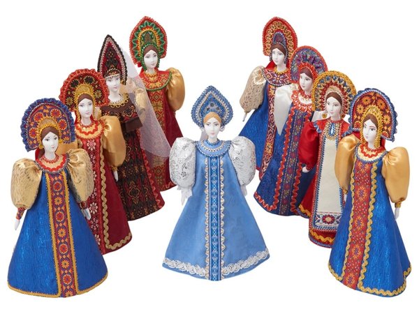Подарочный набор: кукла фарфоровая, мёд с гецким орехом - Подарочный набор: кукла фарфоровая, мёд с гецким орехом
