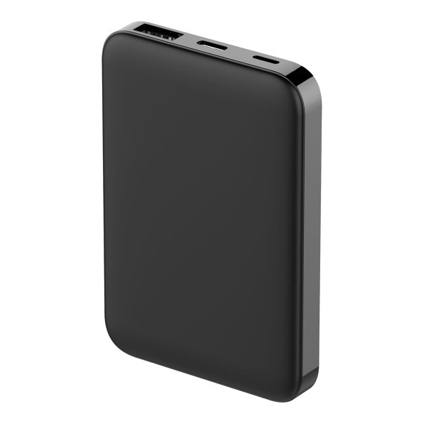 Внешний аккумулятор Fluffy, 5000 Mah - Внешний аккумулятор Fluffy, 5000 Mah, черный