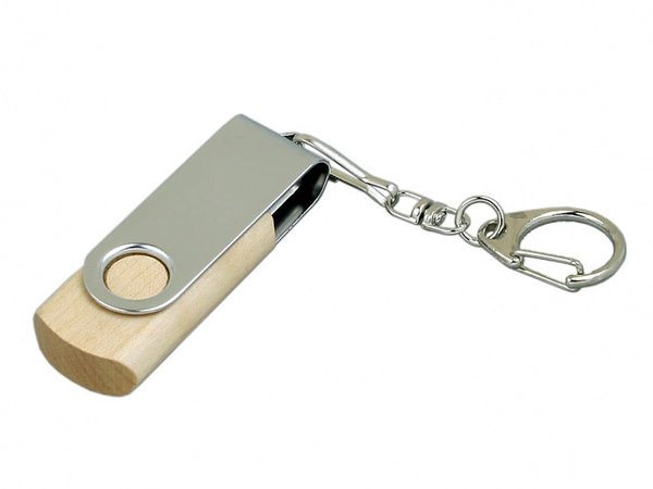 USB 2.0- флешка промо на 32 Гб с поворотным механизмом - USB 2.0- флешка промо на 32 Гб с поворотным механизмом