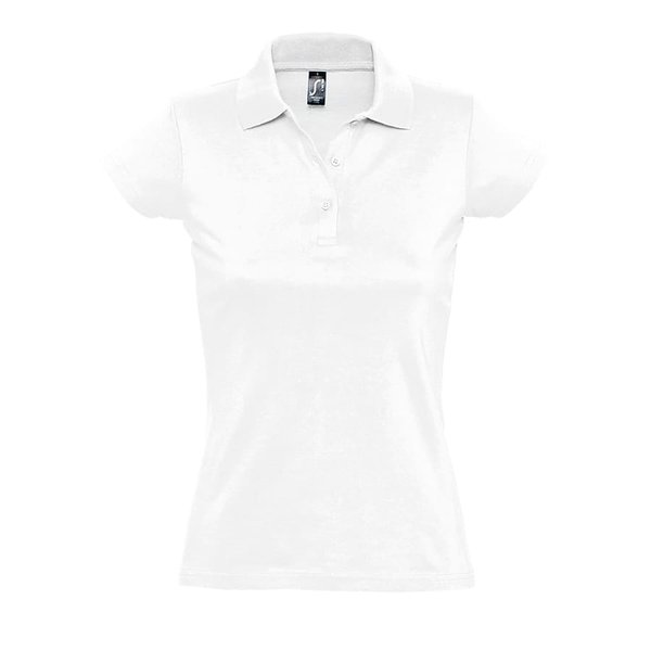 Поло женское PRESCOTT WOMEN 170 - Поло "Prescott Women", белый_2XL, 100% х/б, 170г/м2