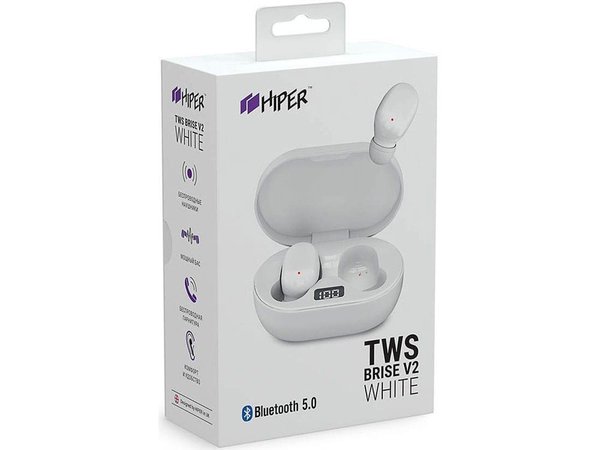 Беспроводные наушники HIPER TWS «BRISE V2» - Беспроводные наушники HIPER TWS «BRISE V2»