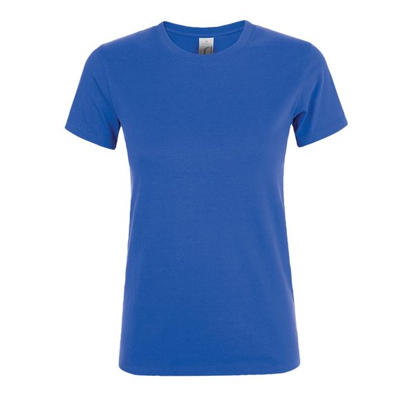 Футболка женская REGENT WOMEN 150 - Футболка женская REGENT WOMEN, синий_S, 100% х/б, 150 г/м2