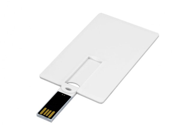 USB 2.0- флешка на 64 Гб в виде пластиковой карты с откидным механизмом - USB 2.0- флешка на 64 Гб в виде пластиковой карты с откидным механизмом