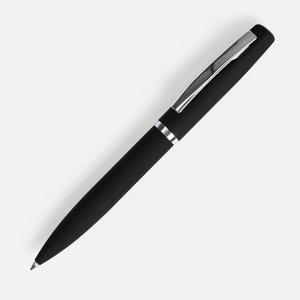 ручка шариковая bolt soft touch, черная