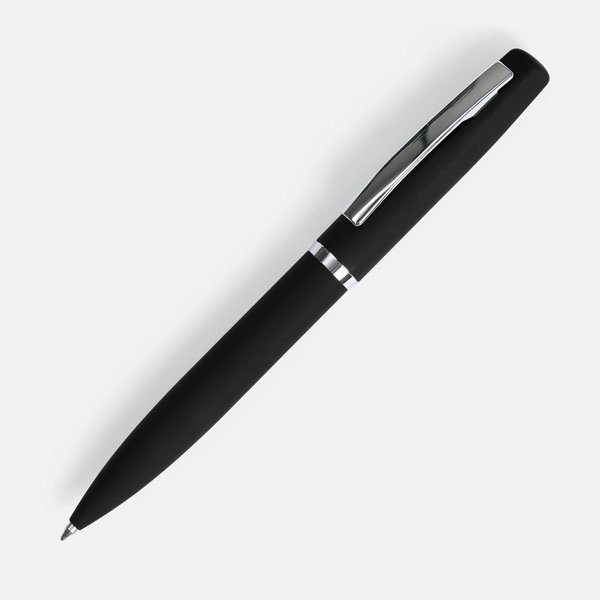 Ручка шариковая Bolt Soft Touch, черная