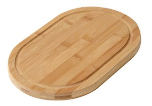 доска разделочная bamboo-round, коричневая