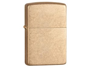 зажигалка zippo armor™с покрытием tumbled brass